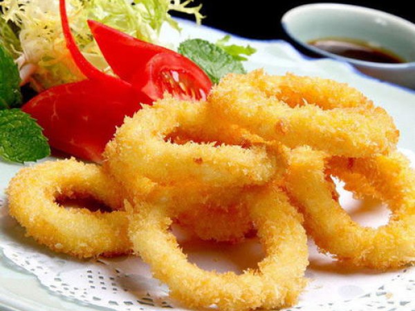 Squid ring with powder